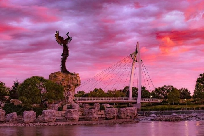 Self Guided Scavenger Hunt: Wichita, To The Arkansas River