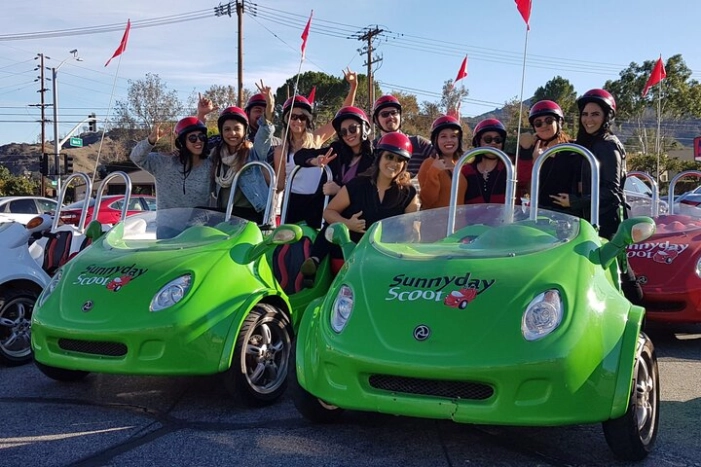 Mini-Car Discover Los Angeles Tour Sunny Day Scoot