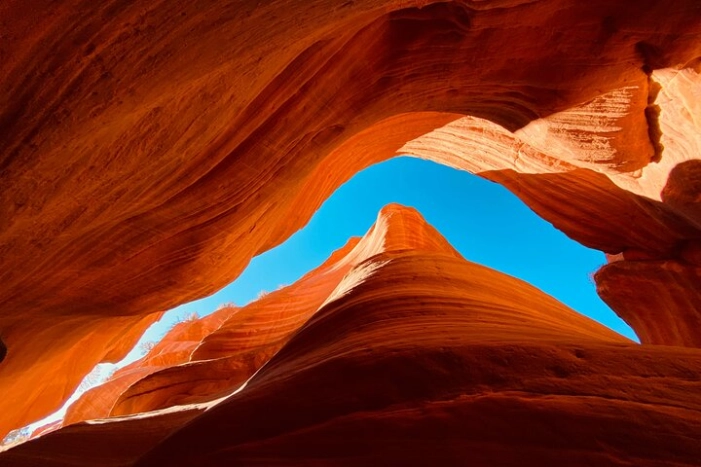Guided Hike through Peek-a-Boo Slot Canyon (Small Group)
