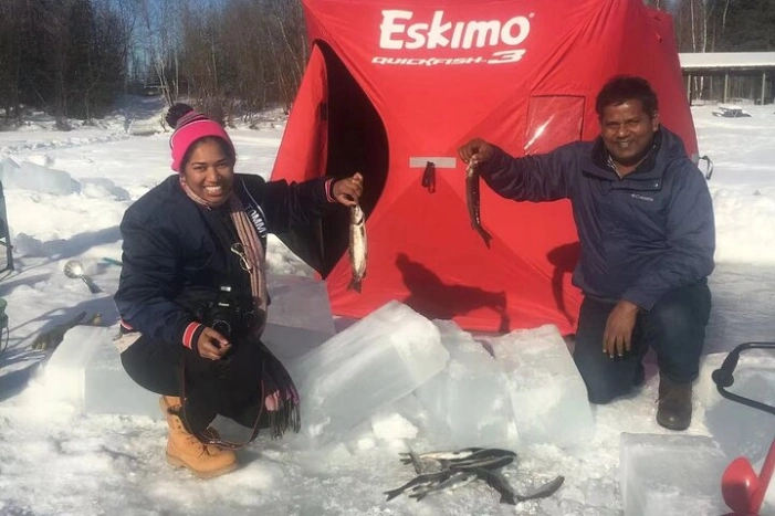 Alaska Guided Luxury Ice Fishing Tour (Small Group)