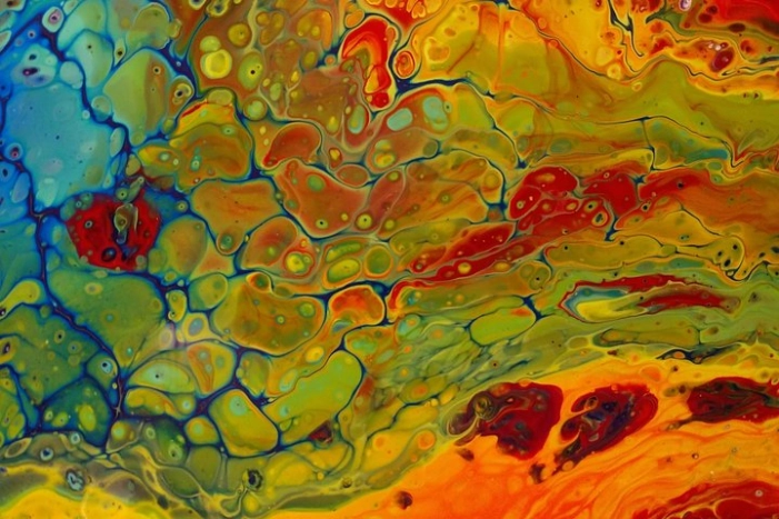 Acrylic Pour Painting Class in Estes Park, Colorado