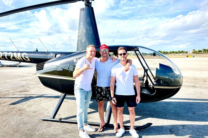 Miami Helicopter Tour for 3 People 
