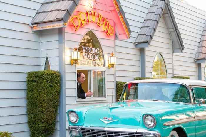 World-Famous Drive-Up Wedding in Las Vegas