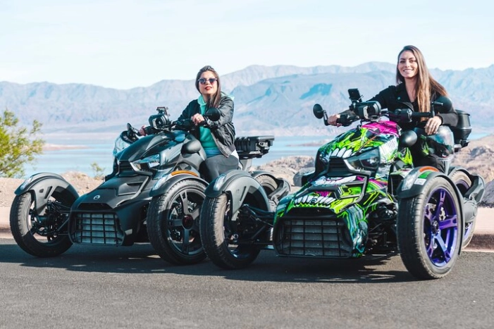 Private All Women's Red Rock Canyon Guided Tour On A CanAm Trike