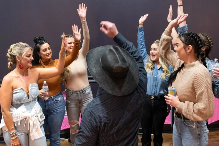 Nash Bach Bash Line Dancing Lesson for Brides (and Grooms)