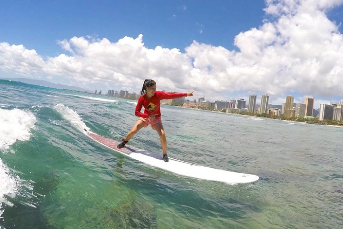 Family, Private, Group Surfing Lessons w Waikiki Courtesy Shuttle