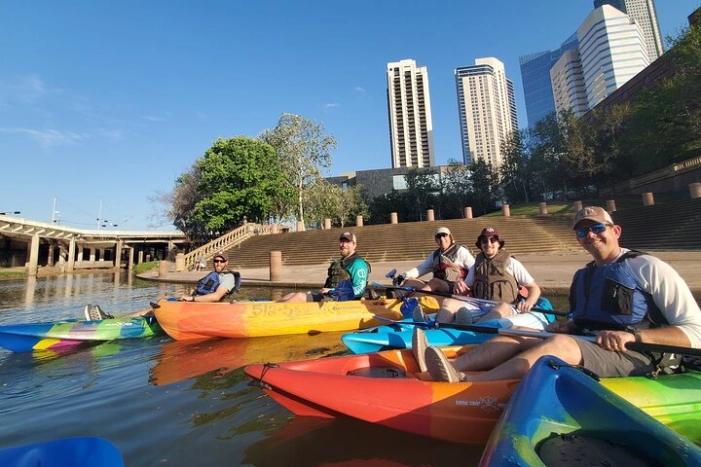 2-Hour Downtown Houston Skyline Paddleboard and Kayak Rentals