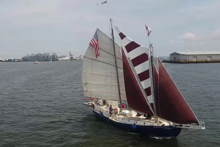 Baltimore Evening Sail on the Summer Wind 