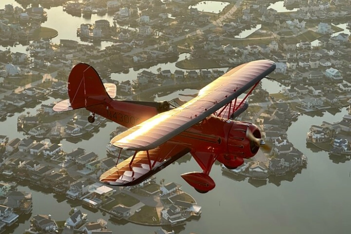 West End Tour, Open Cockpit Biplane Ride