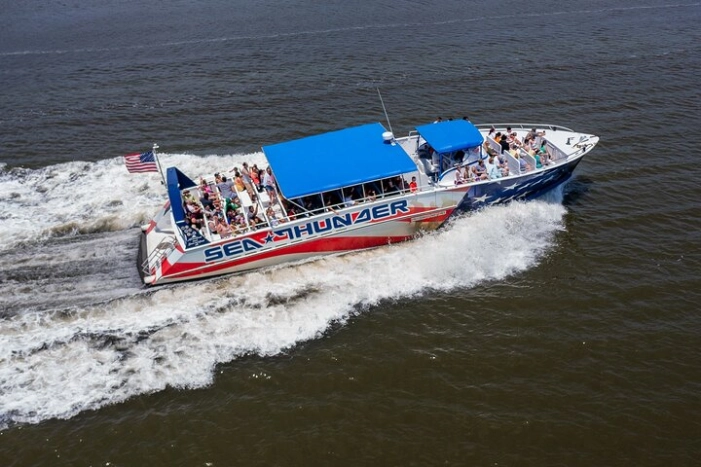 Sea Thunder Cruise-2 Hour Tour Surrounded by Dolphins in S.C