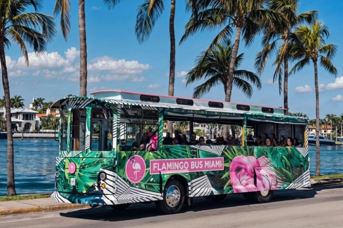 Miami Bus Tours Flamingo Bus Miami Tour Open-Air Trolley 
