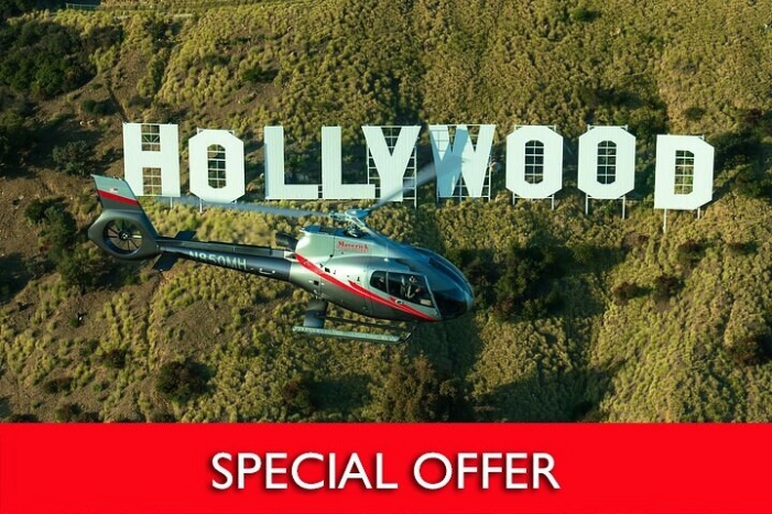 Hollywood and Beyond Helicopter Tour from Long Beach
