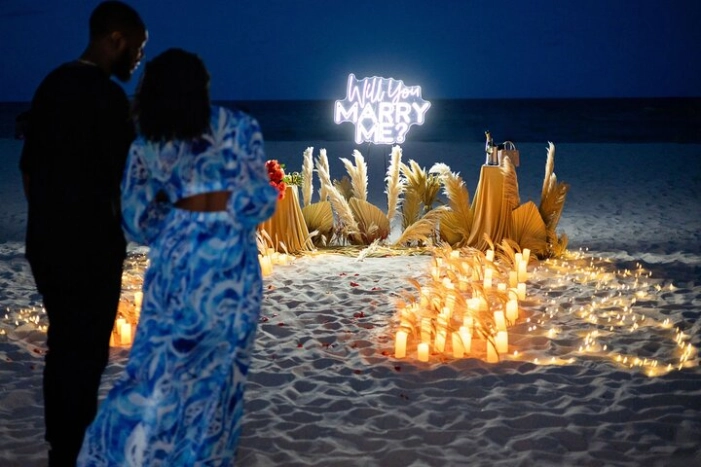 Beach Marriage Proposal