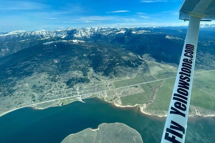 Earthquake Lake 30 Minute Aerial Tour in West Yellowstone