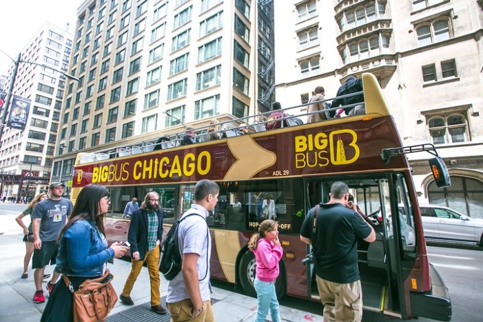 Big Bus Chicago: Hop-On Hop-Off Sightseeing Tour by Open-Top Bus