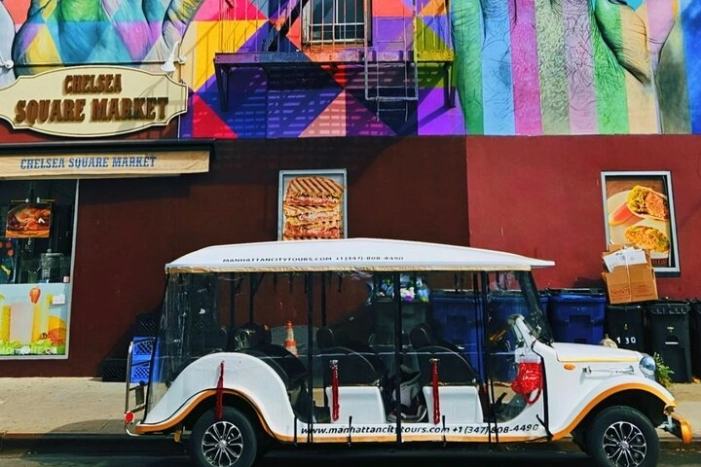 NYC: Iconic Manhattan Guided City Tour by Unique Vintage Cart