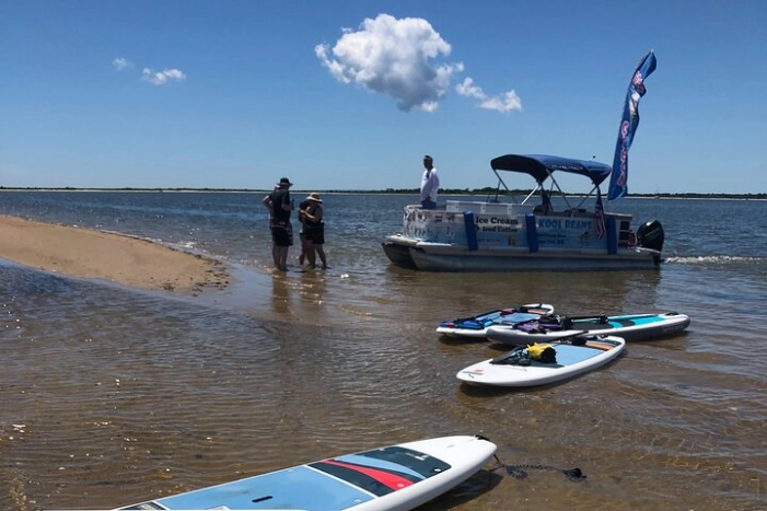 Stand Up Paddle Board Ice Cream Boat Adventure
