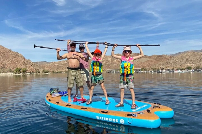 Stand Up Paddle board Rental in Willow Beach, up to 4 people.