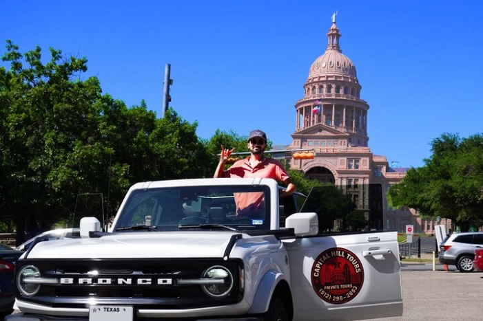 Private Tour in Austin using Bronco