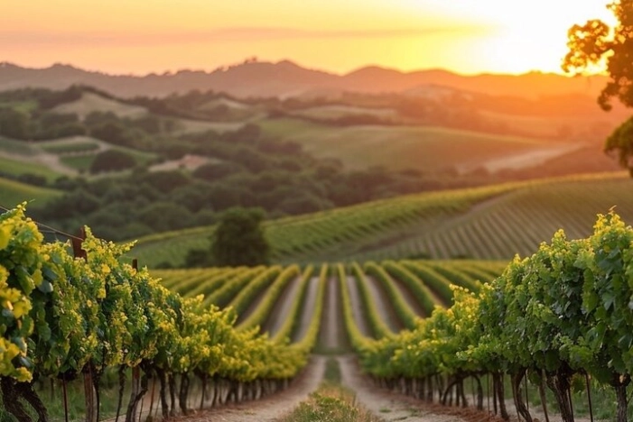 Santa Barbara Wine Country from West Los Angeles Vineyard