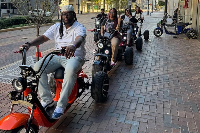 DownTown Houston Premium Trike 2 Seater Self Guided Tour