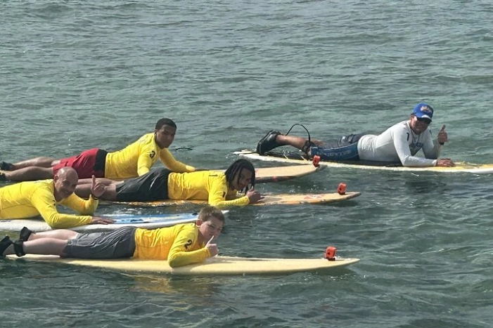 Shared Surfing Lesson In Waikiki with Certified Instructor