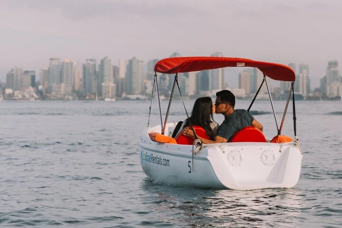 Pedal Boat rental in hidden part of San Diego Bay! Family fun