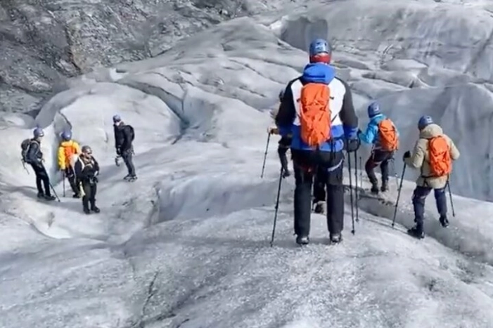 Heli Glacier Trekking in Seward