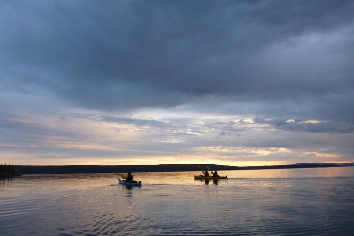 Yellowstone Lake Sunset Paddle