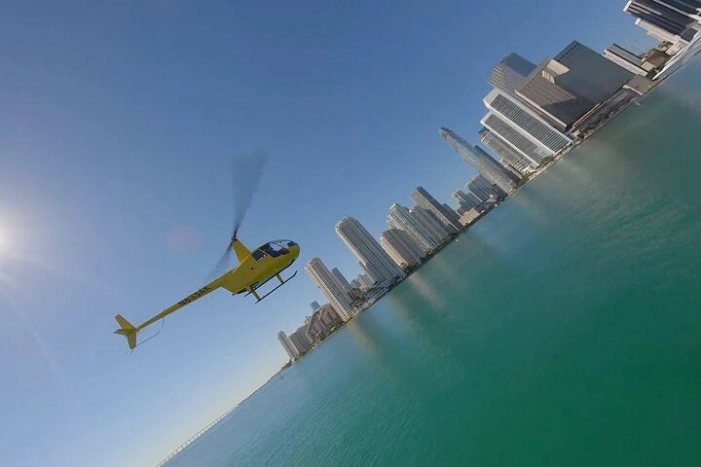 1 Hour luxury Private Helicopter sightseeing Miami Beach 