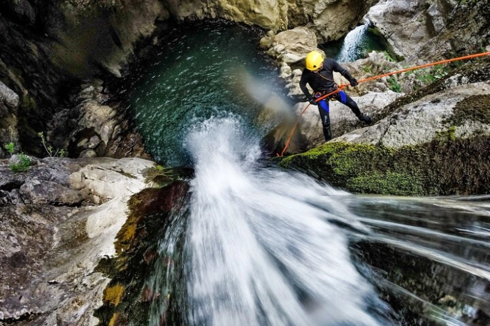 Waterfall Canyoneering Adventure through the North Cascades